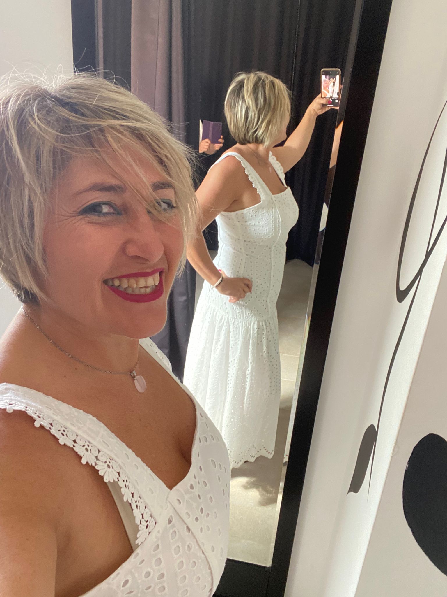 Vestido Salem perforado